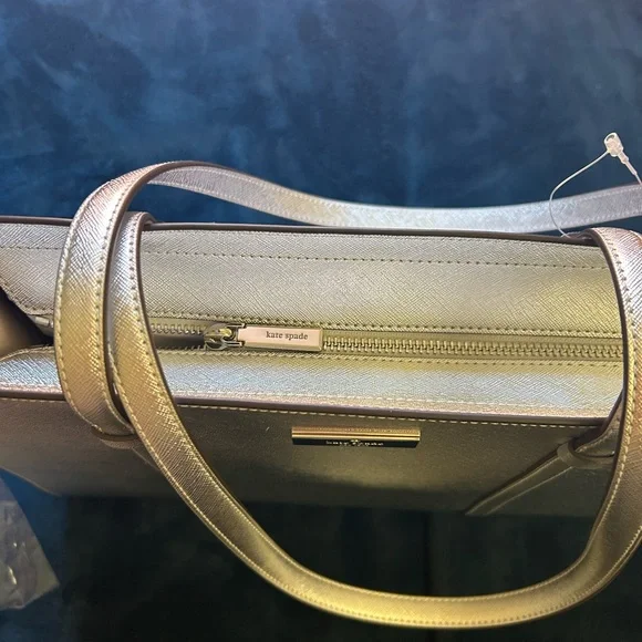 Kate Spade Kenzie Metallic Large Tote - Picture 7 of 8